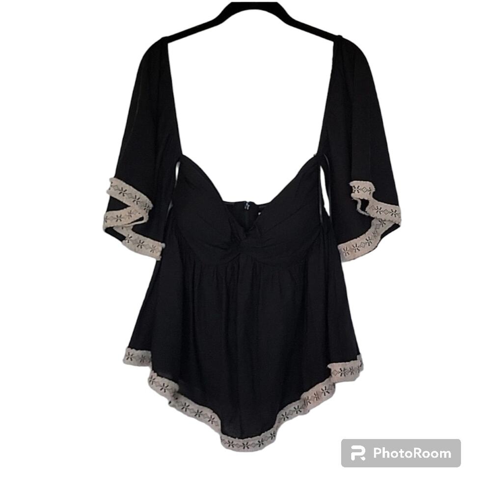 NWT We Are Kindred Allegra Bustier Blouse, 2